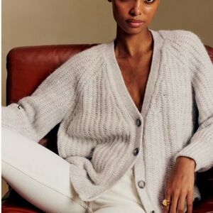 Sezane Basile Cozy Gray Women's Sweater